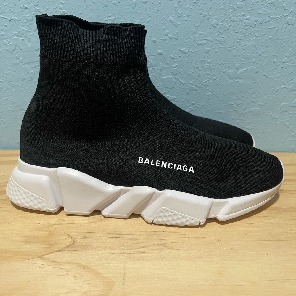 Women Knit Top Sock Sneakers 2 Pairs